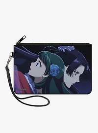 The Apothecary Diaries Maomao and Jinshi Split Pose Zip Clutch Wallet