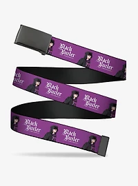 Black Butler Violet Gregory Pose and Title Clamp Buckle Belt