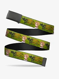 Mushoku Tensei Jobless Reincarnation Rudeus Greyrat Pose and Title Green Clamp Buckle Belt