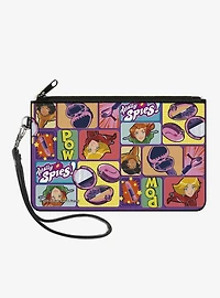 Totally Spies! Poses and Gadget Blocks Multi Zip Clutch Wallet