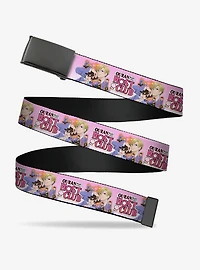 Ouran High School Character Group Pose and Title Clamp Buckle Belt