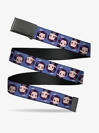 The Apothecary Diaries Chibi Jinshi Flip Pose Blue Clamp Buckle Belt