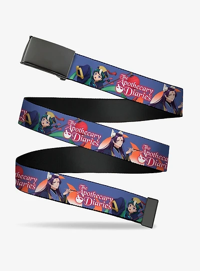The Apothecary Diaries Jinshi and Maomao Pose Logo Clamp Buckle Belt