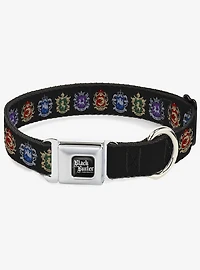 Black Butler Public School Arc House Crest Icons Seatbelt Buckle Dog Collar