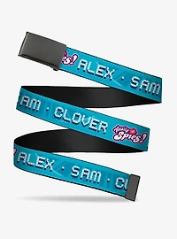 Totally Spies! Alex Sam Clover Text and Logo Blues Clamp Buckle Belt