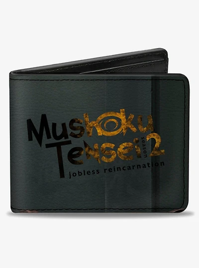Mushoku Tensei Jobless Reincarnation Fitz Glow Pose and Title Bifold Wallet