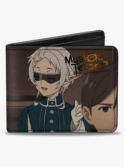 Mushoku Tensei Jobless Reincarnation Princess Ariel and Guard Fitz Scene Bifold Wallet