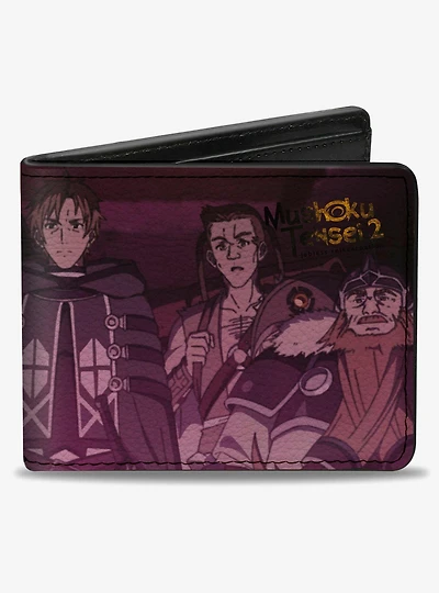 Mushoku Tensei Jobless Reincarnation Rudeus Greyrat Zenith Rescue Group Pose Bifold Wallet
