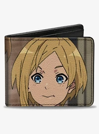 Mushoku Tensei Jobless Reincarnation Rudeus Greyrat and Sara Pose Bifold Wallet