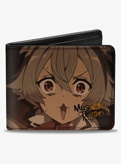 Mushoku Tensei Jobless Reincarnation Pursena Adollia and Linia Dedoldia Close Up Bifold Wallet