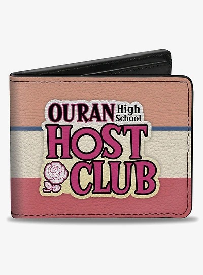 Ouran High School Host Club Arabian Palace Group Pose and Logo Bifold Wallet