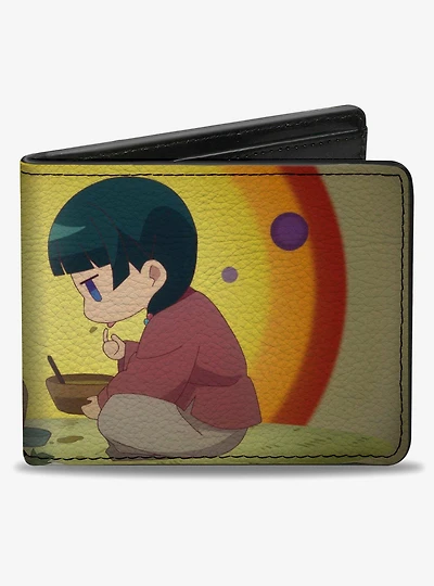 The Apothecary Diaries Maomao Eating Scene and Logo Bifold Wallet