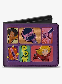 Totally Spies! Action Poses Icon Blocks and Title Bifold Wallet