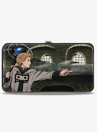 Mushoku Tensei Jobless Reincarnation Rudeus Greyrat and Fitz Duel Scene Hinged Wallet