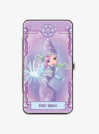 Winx Club Tecna Static Sphere Pose and Title Hinged Wallet