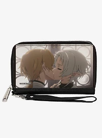 Mushoku Tensei Jobless Reincarnation Rudeus Greyrat and Sylphiette Kiss Scene Zip Around Wallet
