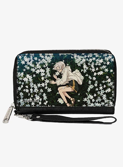 Mushoku Tensei Jobless Reincarnation Sylphiette Sleeping On Flowers Scene Zip Around Wallet