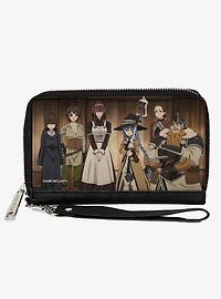 Mushoku Tensei Jobless Reincarnation Roxy and Five Character Reunion Group Pose Zip Around Wallet