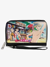 Ouran High School Host Club Beach Stand Group Pose Zip Around Wallet
