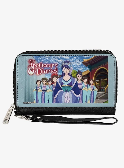 The Apothecary Diaries Lihua with Ladies in Waiting Scene Zip Around Wallet