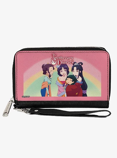 The Apothecary Diaries Chibi Maomao and Big Sisters Scene Zip Around Wallet