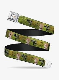 Mushoku Tensei Jobless Reincarnation Rudeus Greyrat Pose and Title Green Youth Seatbelt Buckle Belt