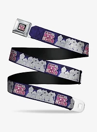 Ouran High School Host Club Character Doodle and Logo Violet Youth Seatbelt Buckle Belt