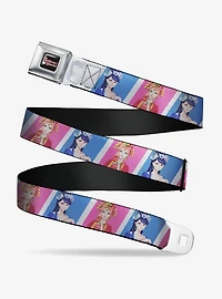 The Apothecary Diaries Gyokuyo and Lihua Blocks Pink Blue Youth Seatbelt Buckle Belt