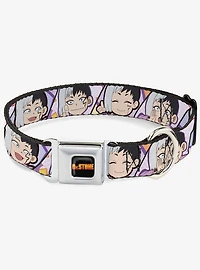 Dr. Stone Chibi Gen Asagiri Expression Blocks Seatbelt Buckle Dog Collar