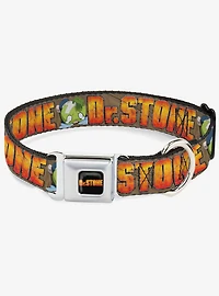 Dr. Stone Title and Suika Crying Pose Seatbelt Buckle Dog Collar
