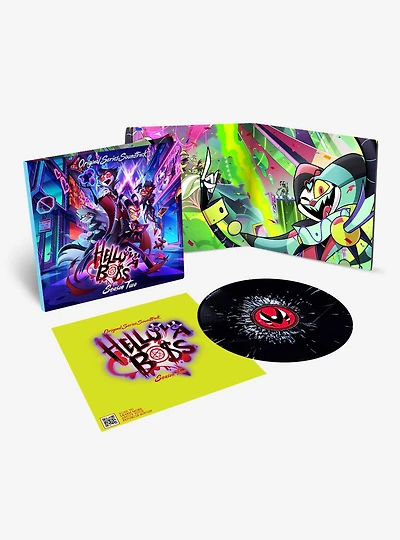 Helluva Boss Season Two Original Series Soundtrack (Black Splatter Edition) Vinyl Record  - BoxLunch Exclusive