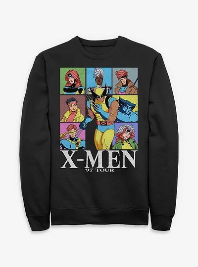 Marvel X-Men '97 Group Tour Sweatshirt BoxLunch Exclusive