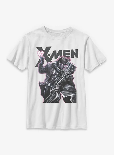 Marvel X-Men '97 Gambit Rogue Kiss Youth T-Shirt BoxLunch Exclusive