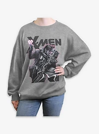 Marvel X-Men '97 Gambit Rogue Kiss Womens Oversized Sweatshirt BoxLunch Exclusive