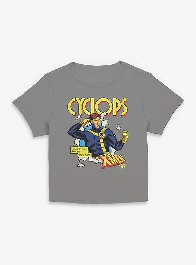 Marvel X-Men '97 Good Guy Cyclops Womens Baby T-Shirt BoxLunch Exclusive
