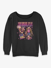 Marvel X-Men '97 Jubilee Collage Womens Slouchy Sweatshirt BoxLunch Exclusive
