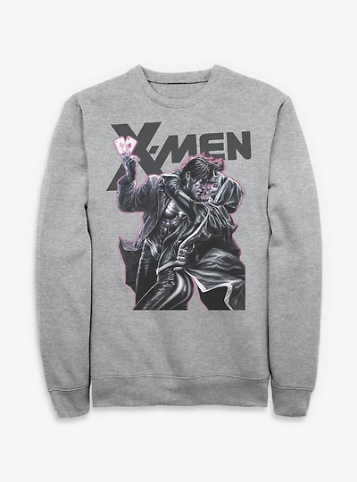 Marvel X-Men '97 Gambit Rogue Kiss Sweatshirt BoxLunch Exclusive