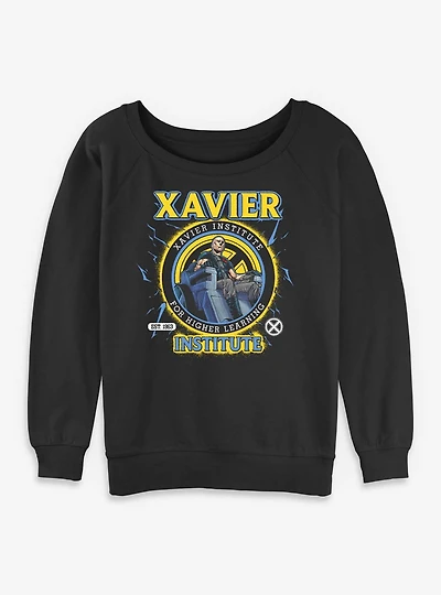 Marvel X-Men '97 Xavier Institute Professor X Womens Slouchy Sweatshirt BoxLunch Exclusive