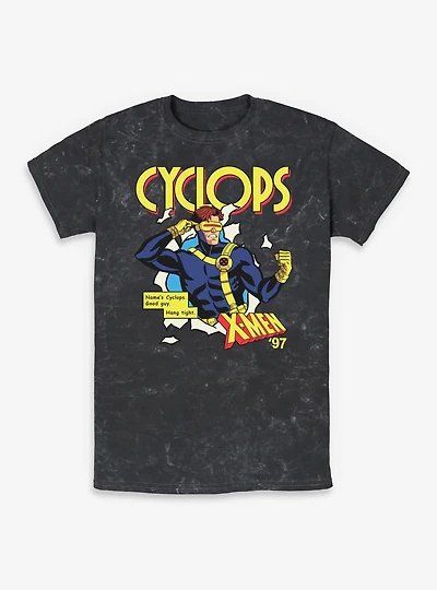 Marvel X-Men '97 Good Guy Cyclops Mineral Wash T-Shirt BoxLunch Exclusive