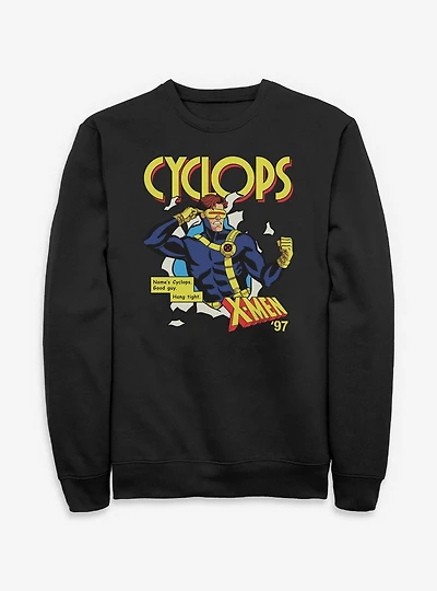 Marvel X-Men '97 Good Guy Cyclops Sweatshirt BoxLunch Exclusive