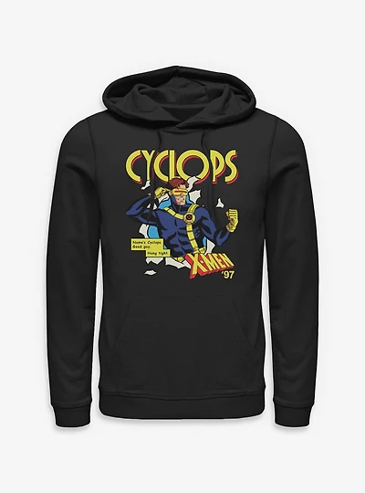 Marvel X-Men '97 Good Guy Cyclops Hoodie BoxLunch Exclusive