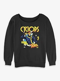 Marvel X-Men '97 Good Guy Cyclops Womens Slouchy Sweatshirt BoxLunch Exclusive