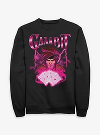 Marvel X-Men '97 Gambit Card Sweatshirt BoxLunch Exclusive