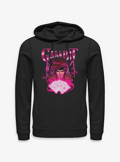 Marvel X-Men '97 Gambit Card Hoodie BoxLunch Exclusive
