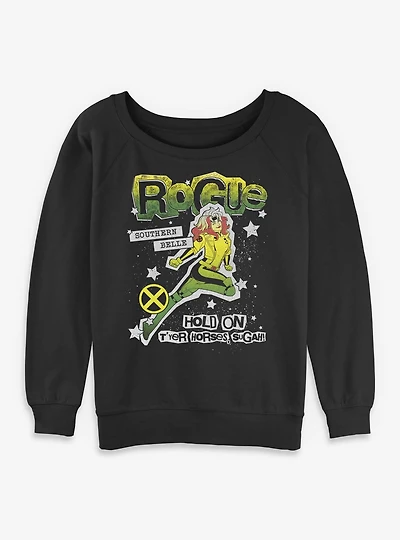 Marvel X-Men '97 Rogue Hold On Sugah Womens Slouchy Sweatshirt BoxLunch Exclusive