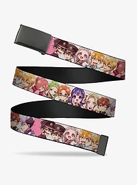 After School Hanako-Kun Thirteen Character Poses White Clamp Buckle Belt