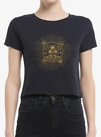Saros Skull Reaper Sun Burst Womens Baby T-Shirt