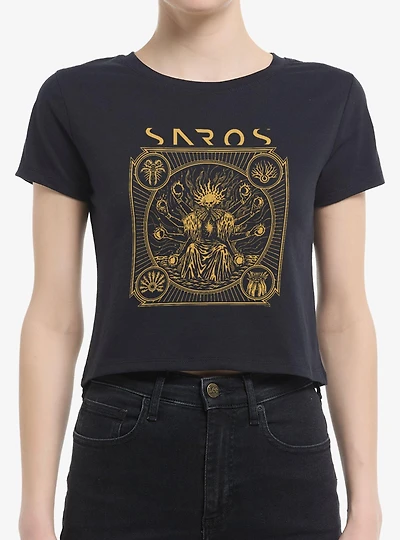 Saros Skull Reaper Tarot Style Womens Baby T-Shirt