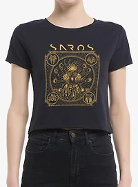 Saros Skull Reaper Tarot Style Womens Baby T-Shirt
