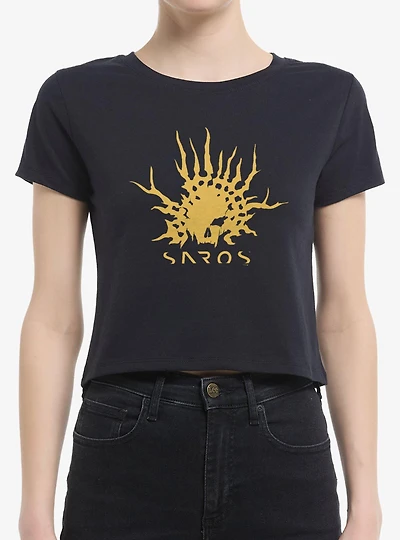 Saros Skull Reaper Crown Womens Baby T-Shirt